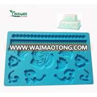 FD-002 silicone fondant molds for cake decorating