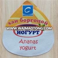 Triangle Heat seal Aluminum foil package for lid