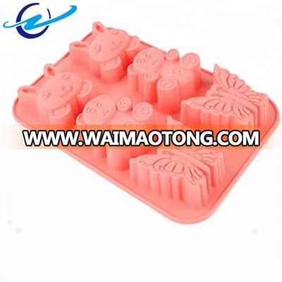 Home and kitchen products 2018 design cake decorating cartoon silicone mould with custom cake mold