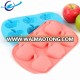 Waimaotong hot products 6-Cavity apple shaped cake mold with cake decoration bakeware