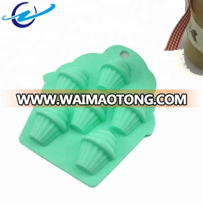 High quality Waimaotong hot products ice cream shape silicone cake fondant mold for mini cake